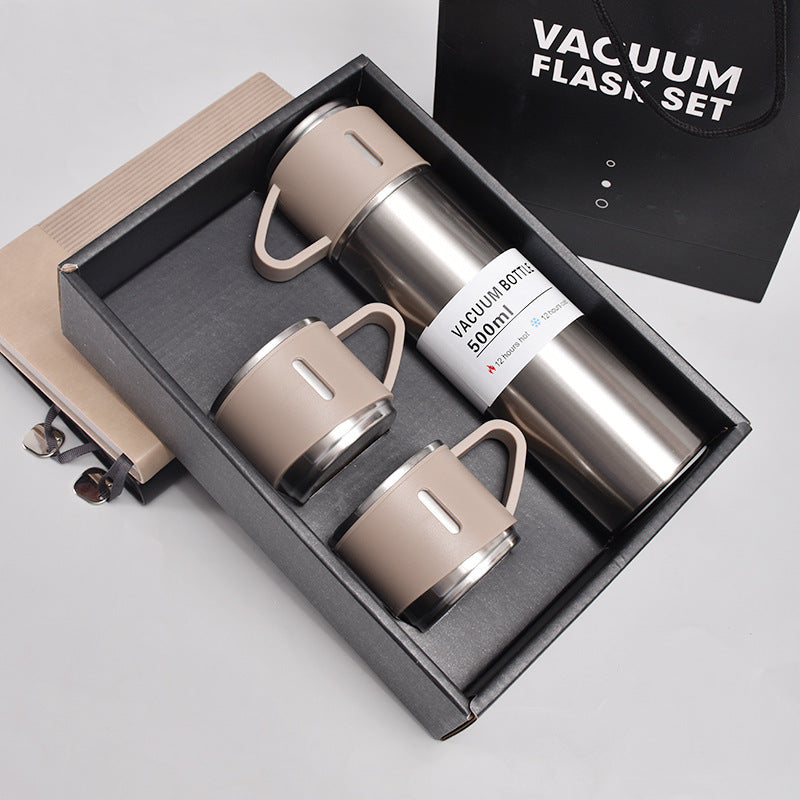 Stainless Steel Vacuum Flask Gift Set